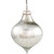 22" Contemporary Style Clear and Silver Colored Hanging Pendant Ceiling Light Fixture - IMAGE 1