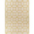 8' x 11' Geometric Ivory Rectangular Hand Tufted Wool Area Throw Rug - IMAGE 1