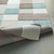 2.5' x 7.5' Geometric Patterned Aqua Green and Brown Rectangular Area Throw Rug Runner - IMAGE 3