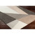 7.5’ x 9.5’ Geometric Beige and Brown Rectangular Area Throw Rug