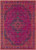 3.9' x 5.5' Traditional Style Pink and Orange Rectangular Area Throw Rug - IMAGE 1