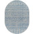 4'3" x 5'11" Blue and Gray Intricate Geometric Rectangular Machine Woven Area Rug - IMAGE 1
