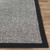 8' x 10' Solid Gray and Black Rectangular Area Rug - IMAGE 5