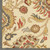 2' x 3' Persian Floral Beige Rectangular Hand Tufted Area Rug