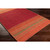6' x 9' Moroccan Design Red and Brown Rectangular Hand Woven Area Rug