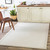 8' x 10' Solid Ivory and Beige Rectangular Area Rug - IMAGE 2