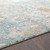 5.25' x 7.25' Blue and Gray Distressed Rectangular Area Throw Rug