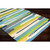 2' x 3' Sky Blue and Yellow Hand Hooked Rectangular Area Throw Rug - IMAGE 6