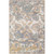 2' x 3' Contemporary Style Beige and Gray Hand Hooked Wool Area Throw Rug - IMAGE 1