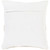 18" White Knot Patterned Square Throw Pillow Cover with Knife Edge - IMAGE 2