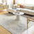 5.25' x 7.25' Beige and Black Distressed Rectangular Area Throw Rug - IMAGE 3