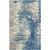 9' x 13' Abstract Blue and Beige Rectangular Area Throw Rug - IMAGE 1