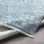 2.5' x 9' Traditional Style Blue and Gray Rectangular Area Throw Rug Runner - IMAGE 3