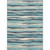 3.9' x 5.5' Blue and Alabaster White Rectangular Area Throw Rug - IMAGE 1