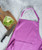 32' x 28' Purple Colored Adjustable Chefs Orchid Apron - IMAGE 5