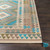 8' x 10' Contemporary Style Green and Brown Rectangular Area Throw Rug - IMAGE 4