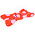 37" Inflatable Red and White Jumbo Hair Bow Pool Float - IMAGE 2