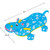 3' Blue Children's Inflatable Hippo Swimming Pool Rider - IMAGE 3