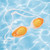 8.5" Orange Competition Swimming Pool Goggles - IMAGE 2