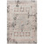 2' x 3' Distressed Mosaic Style Gray and Beige Rectangular Machine Woven Area Throw Rug - IMAGE 1