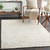 9' x 13' Stripped Beige and Black Rectangular Area Throw Rug - IMAGE 2