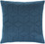 22" Blue Geometric Square Throw Pillow with Knife Edge - Down Filler - IMAGE 1