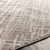 2' x 2.9' Mesh Gray and Beige Rectangular Area Throw Rug