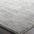 2' x 2.9' Crackled Gray and Ivory Rectangular Area Throw Rug - IMAGE 6