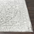 2.5' x 7.25' Ornate Motifs Gray and Ivory Rectangular Area Throw Rug Runner - IMAGE 5