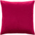 22" Red Stitched Square Throw Pillow with Knife Edge - Polyester Filler - IMAGE 1