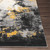 2' x 3' Abstract Style Beige and Gray Rectangular Polypropylene Area Throw Rug - IMAGE 6