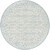 8' Blue and Beige Hexagon Patterned Round Tufted Area Rug - IMAGE 1