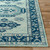 9' x 13' Traditional Style Teal Blue and Ivory Rectangular Area Throw Rug - IMAGE 4