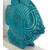 8.5" Aqua Blue and Ivory Fish Figurine and Marble Book Ends - IMAGE 4