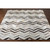 9' x 12' Chevron Design Gray and Brown Rectangular Area Throw Rug - IMAGE 4