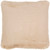 20" Beige Solid Conemporary Square Throw Pillow Cover - IMAGE 1