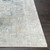 7.5' x 11.1' Distressed Finish Gray and Blue Rectangular Area Throw Rug - IMAGE 5