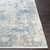 7.5' x 11.1' Distressed Finish Blue and Brown Rectangular Area Throw Rug - IMAGE 5