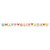 Pack of 6 Pink and Beige "HAPPY BIRTHDAY" Donut Time - Ribbon Shaped Banner 102" - IMAGE 1