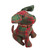 11" Red and Green Plaid Dog with Bells Christmas Decoration - IMAGE 2
