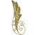 Iridescent Glitter Angel Wing Christmas Pick - 38.5 - Gold - IMAGE 2