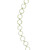 5' x 1.75" Lime Green Glittered Round Ring Chain Artificial Christmas Garland - Unlit - IMAGE 2