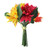 12.5" Red and Yellow Artificial Decorative Elegant Dahlia Flower Bouquet - IMAGE 1