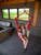 72” Red Brazilian Style Hammock Chair with a Hanging Bar - IMAGE 6