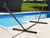 180” Black Steel 3-Beam Hammock Stand With Hardware - IMAGE 2