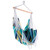 72” Blue and Yellow Brazilian Style Hammock Chair with a Hanging Bar - IMAGE 1