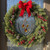 9.75" Amber and Gold Faceted Beads Christmas Teardrop Ornament - IMAGE 4