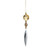 6.5" Gold and White Jewel Christmas Dangle Ornament - IMAGE 1