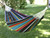 Striped Brazilian Style Two Person Double Hammock - 144” x 63" - Black and Yellow - IMAGE 2