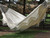 Brazilian Style Two Person Double Hammock with Fringe - 144” x 63" - White - IMAGE 2